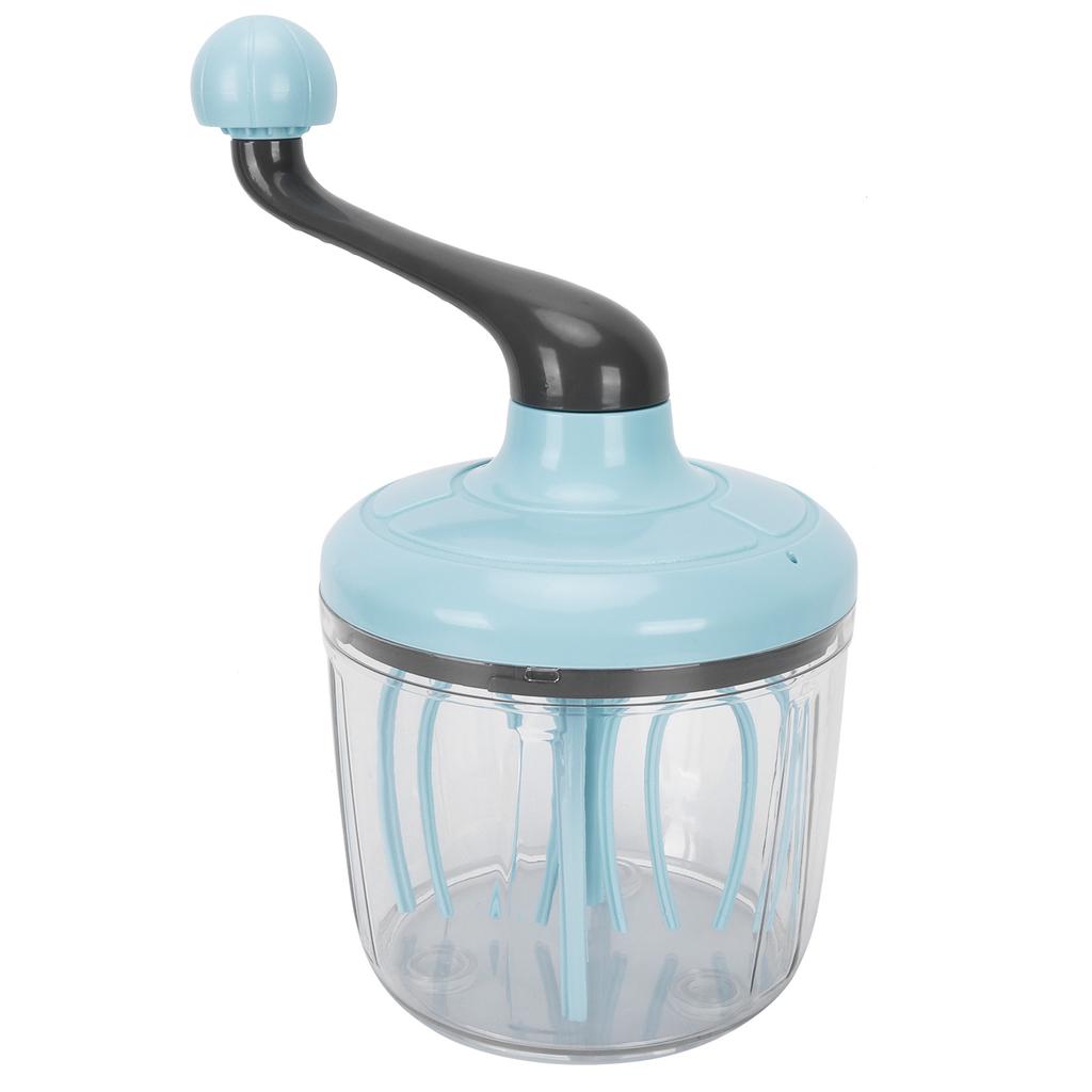 Cream Mixer Whisk Semi Automatic Manual Egg Milk Foam Frother Home Kitchen Accessory Green