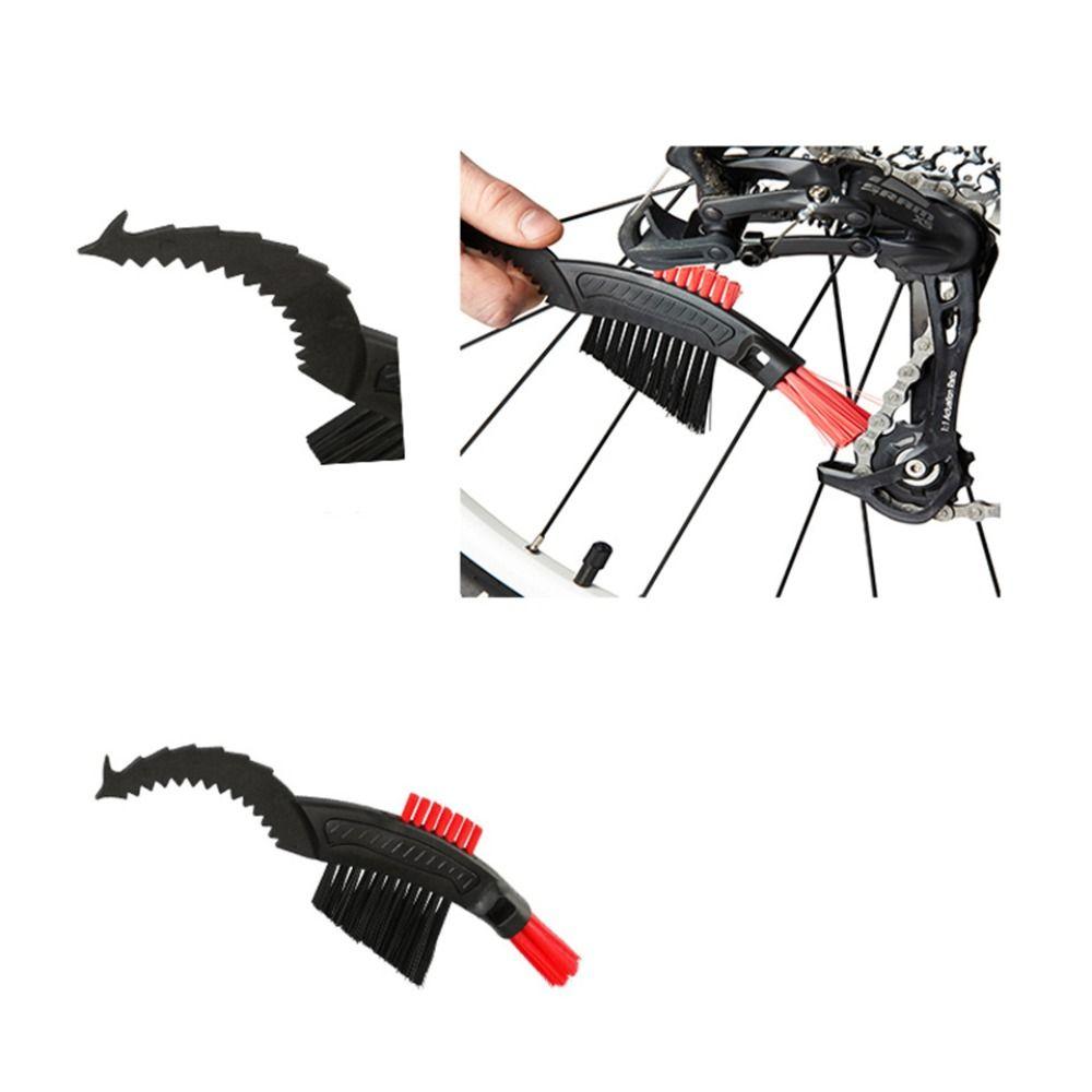3Pcs Quick Washing Bike Chain Brush Multi-functional Chain Scrubber Mountain Bike