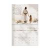 2025 Jesus Wall Calendar Religious Artwork Wall Calendar Bible Verses Hanging Monthly Calendar for Christ Lovers