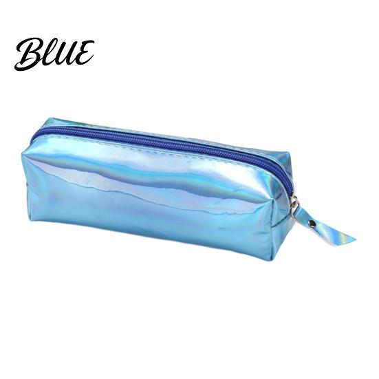 Reinforced Edge Pencil Pouch Gradient Color Case Cute Cylindrical Pen for Case Girls
