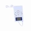 Mini Portable LCD FM Radio Digital Signal Processing Wireless Receiver With Earphone White