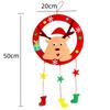 Non-Toxic Children Diy Handmade Craft Kits Christmas Wreath Decoration Kids Creative Materials Kits Puzzle Craft Educational Toy Xmas Gift
