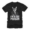 Lustiges Ich bin eine Katzenperson T-Shirt 100% Baumwolle Rundhals Sommer Kurzarm Lässiges Herren T-Shirt Größe S-3XL - Herren Sommer Baumwolle Gr...