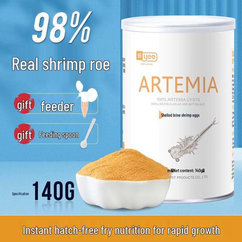 Vylíhnutelná vajíčka žábronožky rodu Artemia - Startovací krmivo pro potěr pro malé rybky a gupky