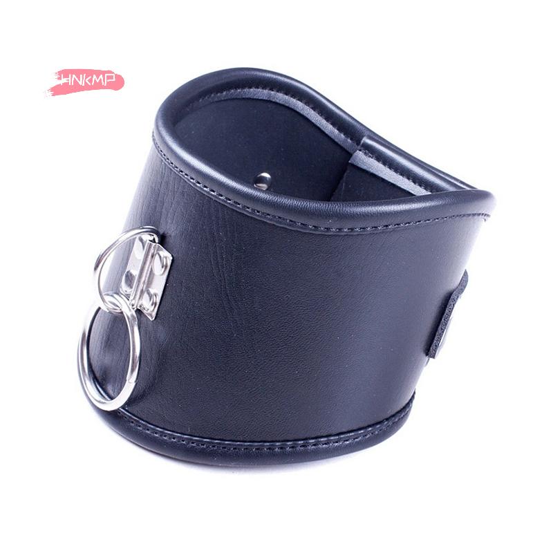 Leather Posture Collar for Couples Choker Bondage Restraints Adult Role Play Submissive Sexual Toy for Enhanced Intimacy And Fun