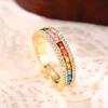 New Color Zirconia Ring for Women - Unique and Exquisite Handpiece - Light Luxury Finger Ring