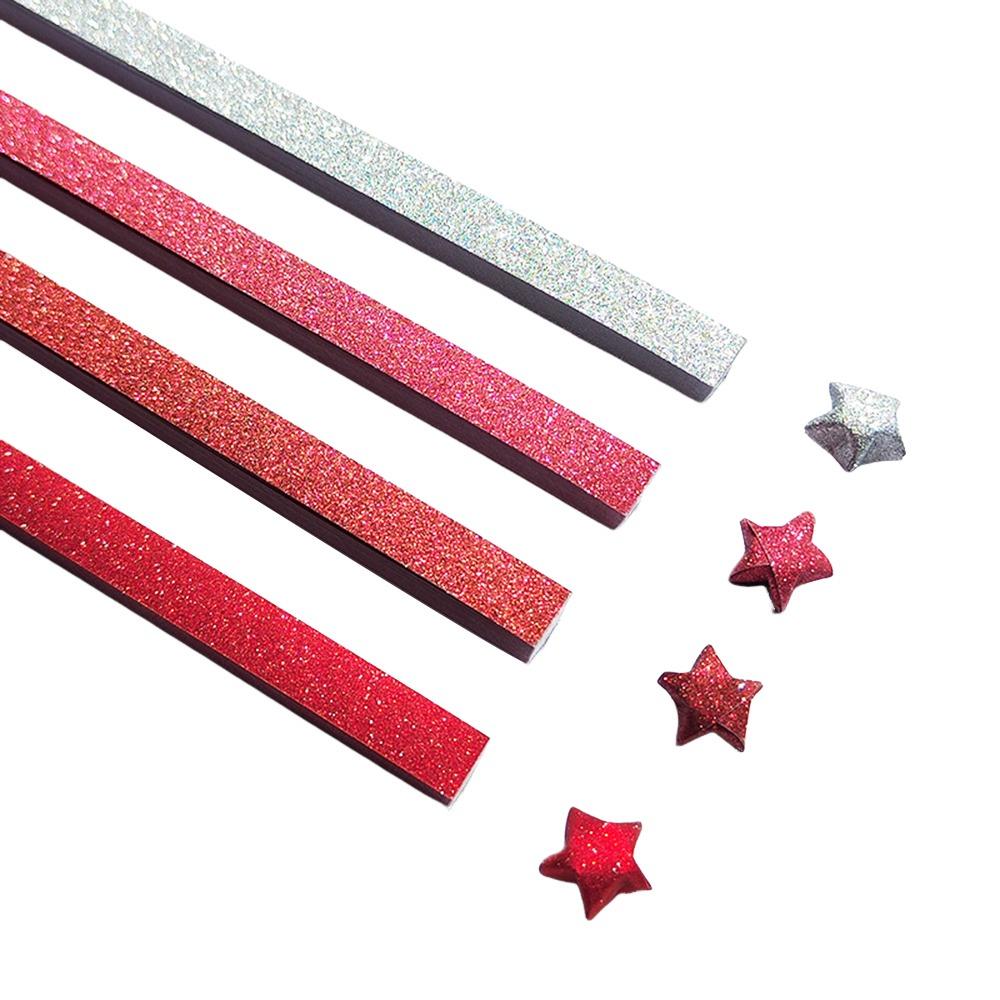 540 Sheets Colorful Star Origami Paper Cartoon Single Sided Lucky Star Origami Art Craft Best Wishes Star Paper Strip Kids Gift