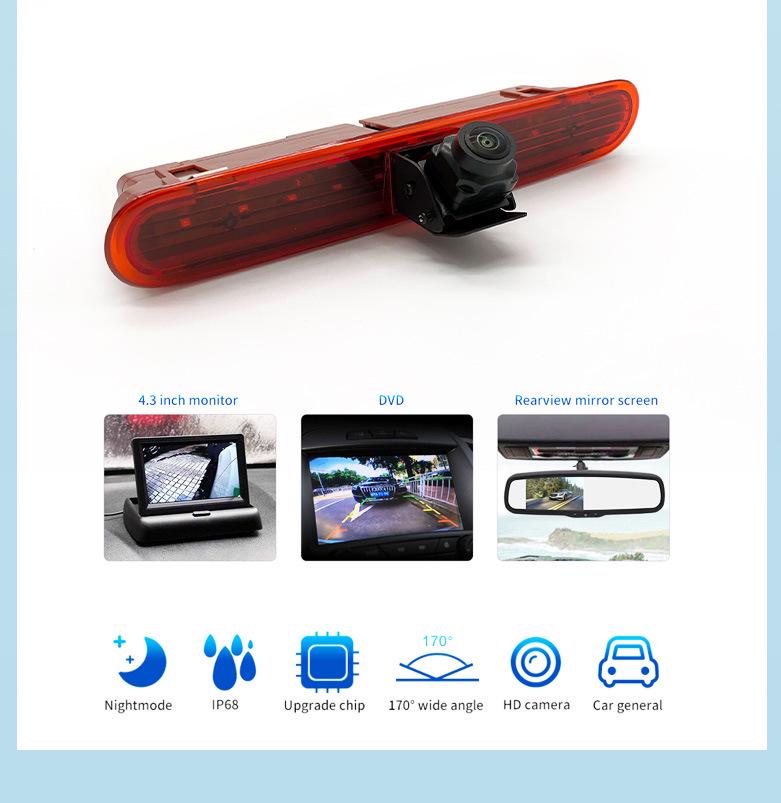 Volkswagen Caddy High Mount Stop Lamp Camera