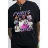2026 Vente Chaude Mode T-shirt Graphique Chris Brown Hommes Femmes High Street Gothique Surdimensionné T-shirt Y2K Harajuku Punk T-shirt