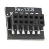 TPM 2.0 Module for MSI 12Pin SPI TPM2.0 Safe Stable Performance Durable 12 Pin SPI Module for Win 11
