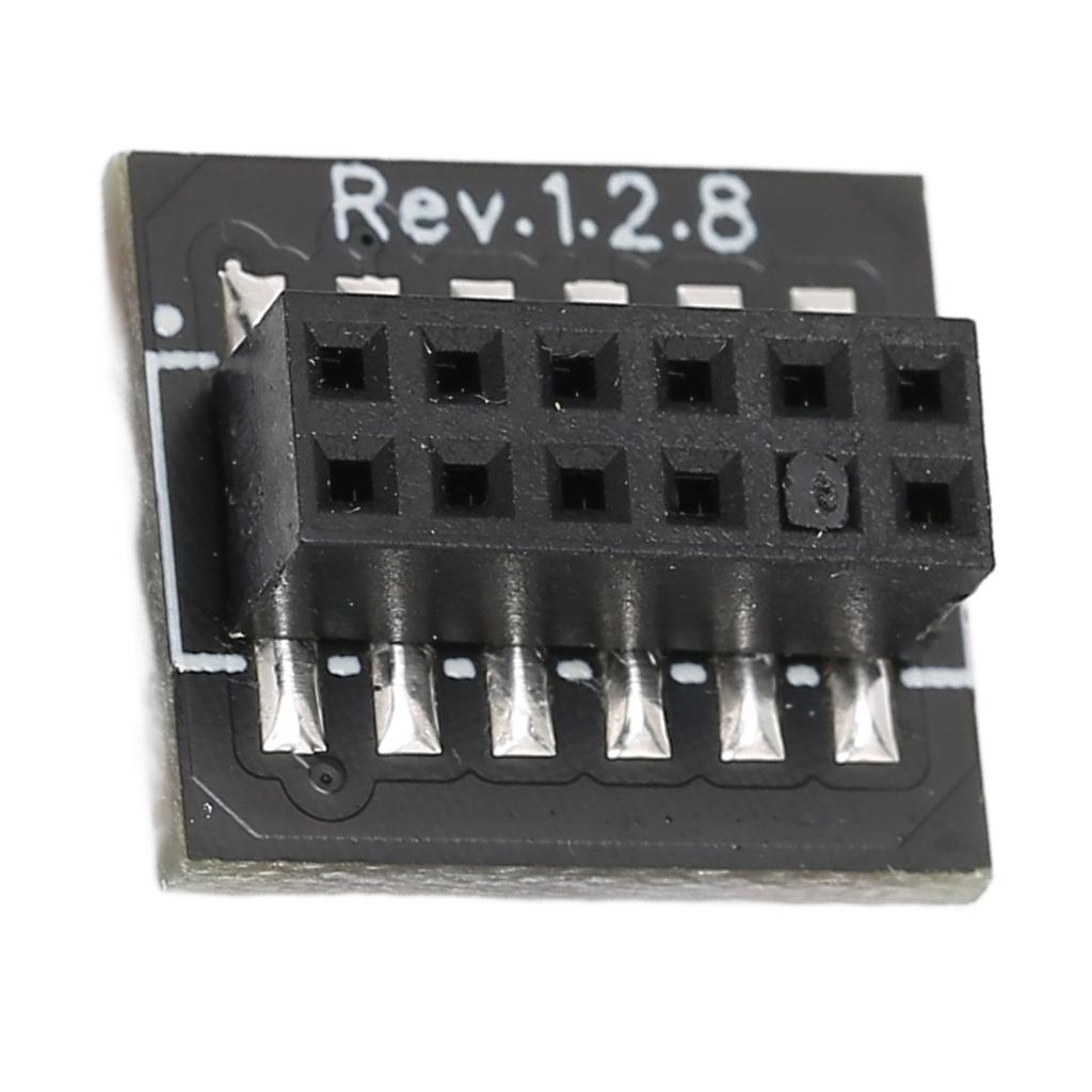 TPM 2.0 Module for MSI 12Pin SPI TPM2.0 Safe Stable Performance Durable 12 Pin SPI Module for Win 11