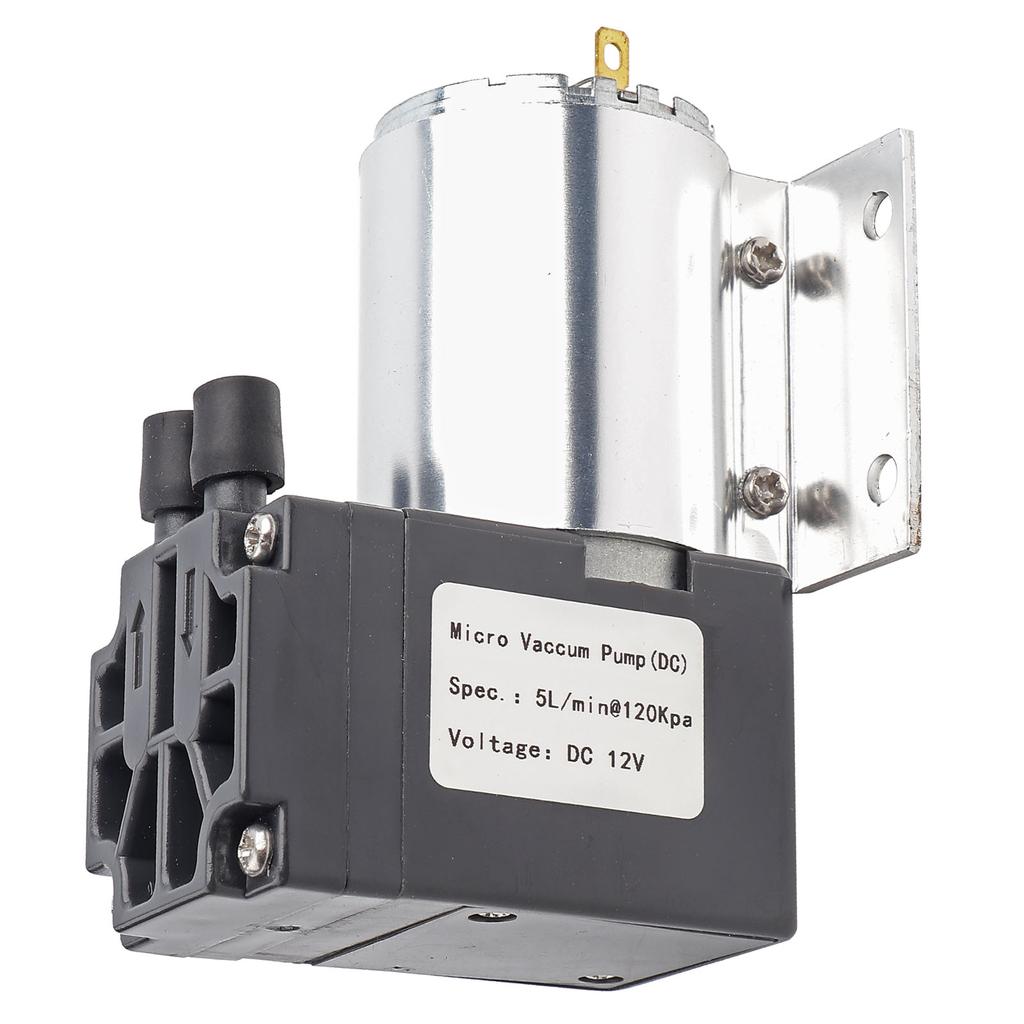 DC 12V 5L/min 120kPa Mini Vakuumpumpe Unterdruck Saugförderung Mit Halter