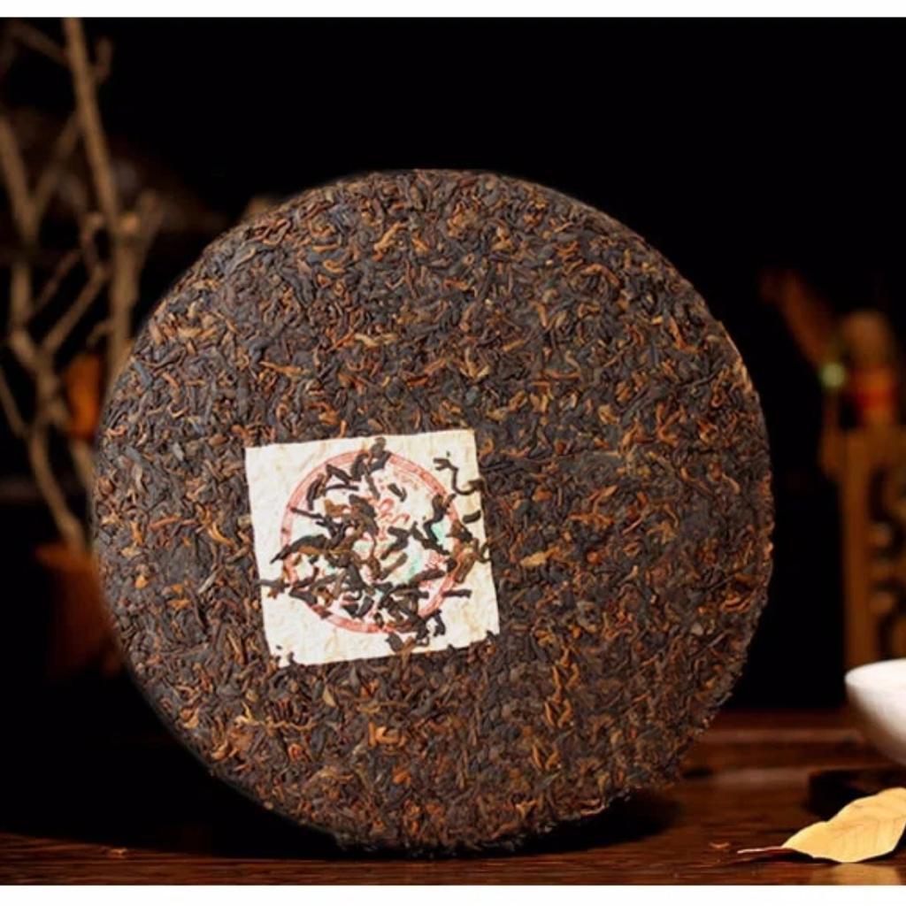 2009 Ripe Pu-erh Heaven Earth Menghai Royal Golden Buds Old Arbor King Tea 357g