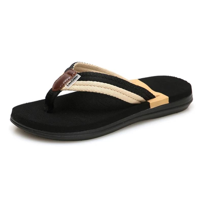 Comfortable Slippers Men Summer Flip Flops for Men Sandals Open Toe Slipper Indoor & Outdoor Flip-flops 36-45 Light Male Shoes