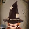 Scarecrow Patch Witch Hat Halloween Witch Hat Party Accessories Dress Up Headwear for Halloween Performance Movie Cosplay