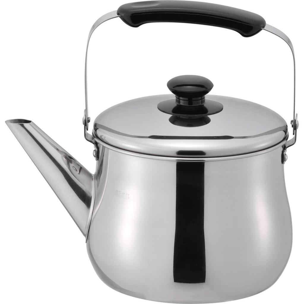 Wahei Freiz Wide Mouth Induction Stainless Kettle, 3.2L, Compatible, Steel, Lilacan, RB-1270