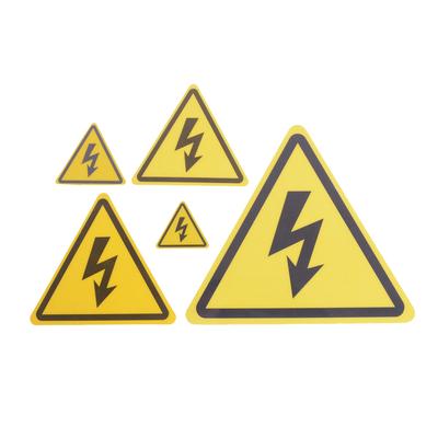 2 Stück Gefahr Spannung Elektrische Warnung Sicherheitslabel Schild Aufkleber