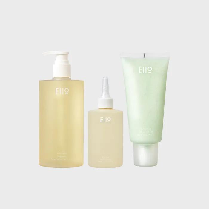 Hair care set (shampoo + treatment + scaler)