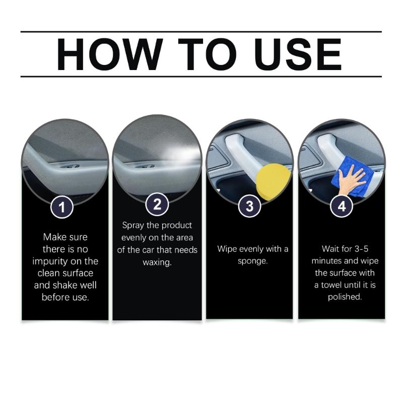 Car Plastic Restorer Coating Agent Auto Plastic Rubber Exterior Repair Clean Refresh Restoration Agent