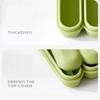 Flexible Silicone Ice Molds 4 Grids Ice Cubes Tray with Lid Suitable For Chilling Beverages And Parties