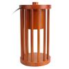 Candle Warmer Lamp Wooden with 2 Bulbs Smokeless Dimmable Timing Bedside Light for Home Decor