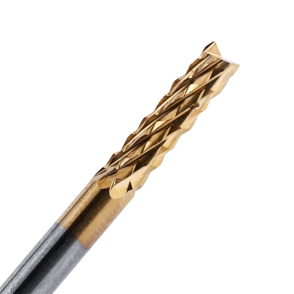 Acogedor End Mill, Carbide End Mill, High Hardness, Blade Diameter: 3.175mm, Pack of 10