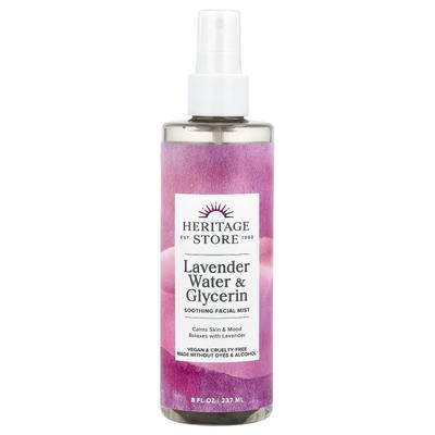 Lavender Water and Glycerin Soothing Facial Mist, 8 Fl Oz (240 Ml)
