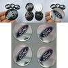 Stilvoll 4 Stück 56mm Auto Auto Radnabenkappe Emblem Aufkleber Für Ford Schwarz und Blau