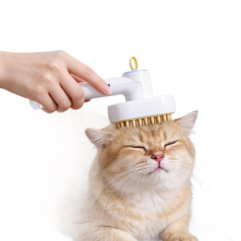 Electric 2-in-1 Pet Grooming Comb: Anti-Shedding & Anti-Flyaway Hair Massage Comb for Cats