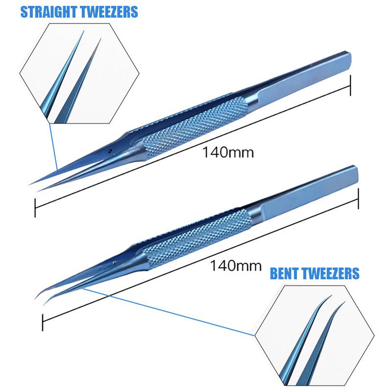 Precisie Titaniumlegering Pincet Professionele Reparatie Vingerafdruk Vliegdraad Telefoon Moederbord Antimagnetisch Elektronica Pincet