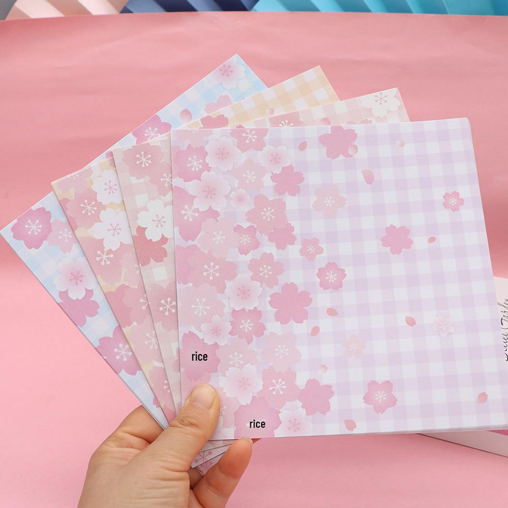 Cherry Blossom Origami Craft Paper Square Sheets