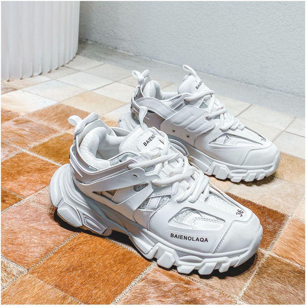 

High-end cowhide version~ Su Yinyin s same color matching 3.0 third-generation casual thick-soled heightening dad shoes women s sports shoes 40