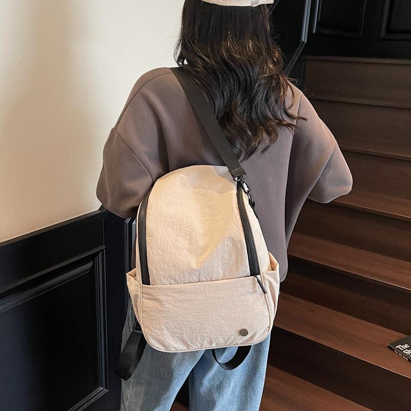 Leichter und faltbarer Rucksack mit zwei Schultergurten, für Outdoor und Freizeit, wasserdicht, großes Fassungsvermögen, vielseitige Reise-Schultasche