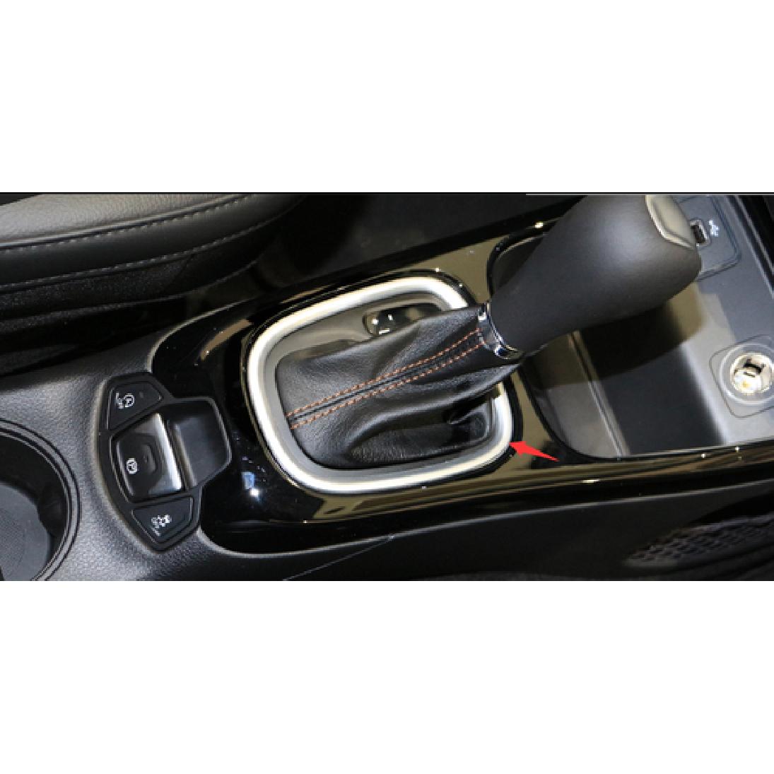 Interior Gear Box Small Ring Cover Trim for 2017- JEEP Compass ABS Matte