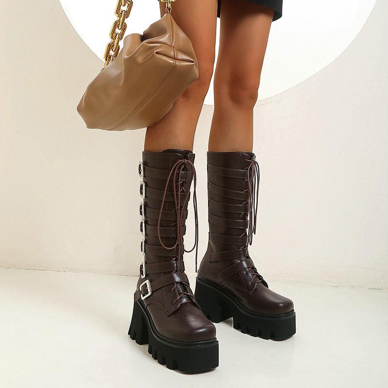 Mujeres sobre la rodilla-alta cómoda muslo alto negro grueso talón de la  pierna cabalgando botas de mujer comprar a buen precio — entrega gratuita,  reseñas reales con fotos — Joom