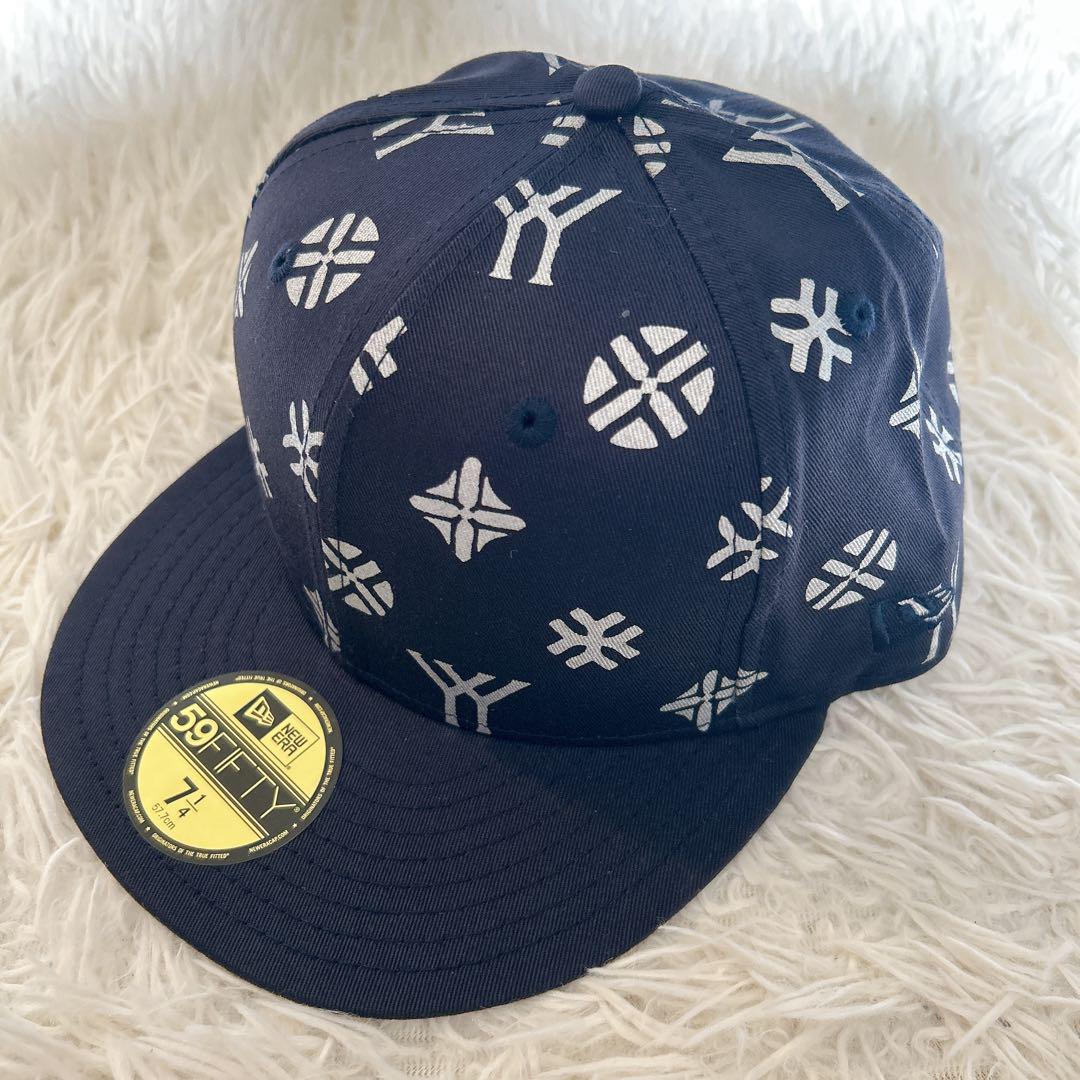 

[USED] Yohji Yamamoto New Era collaboration cap, Monogram, Navy