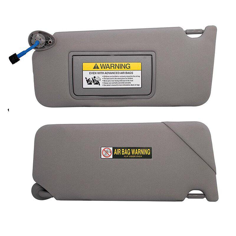 

Fits Honda 8th Gen Accord Crosstour (2008-2013) Sun Visor with Vanity Mirror. Passenger Side Beige