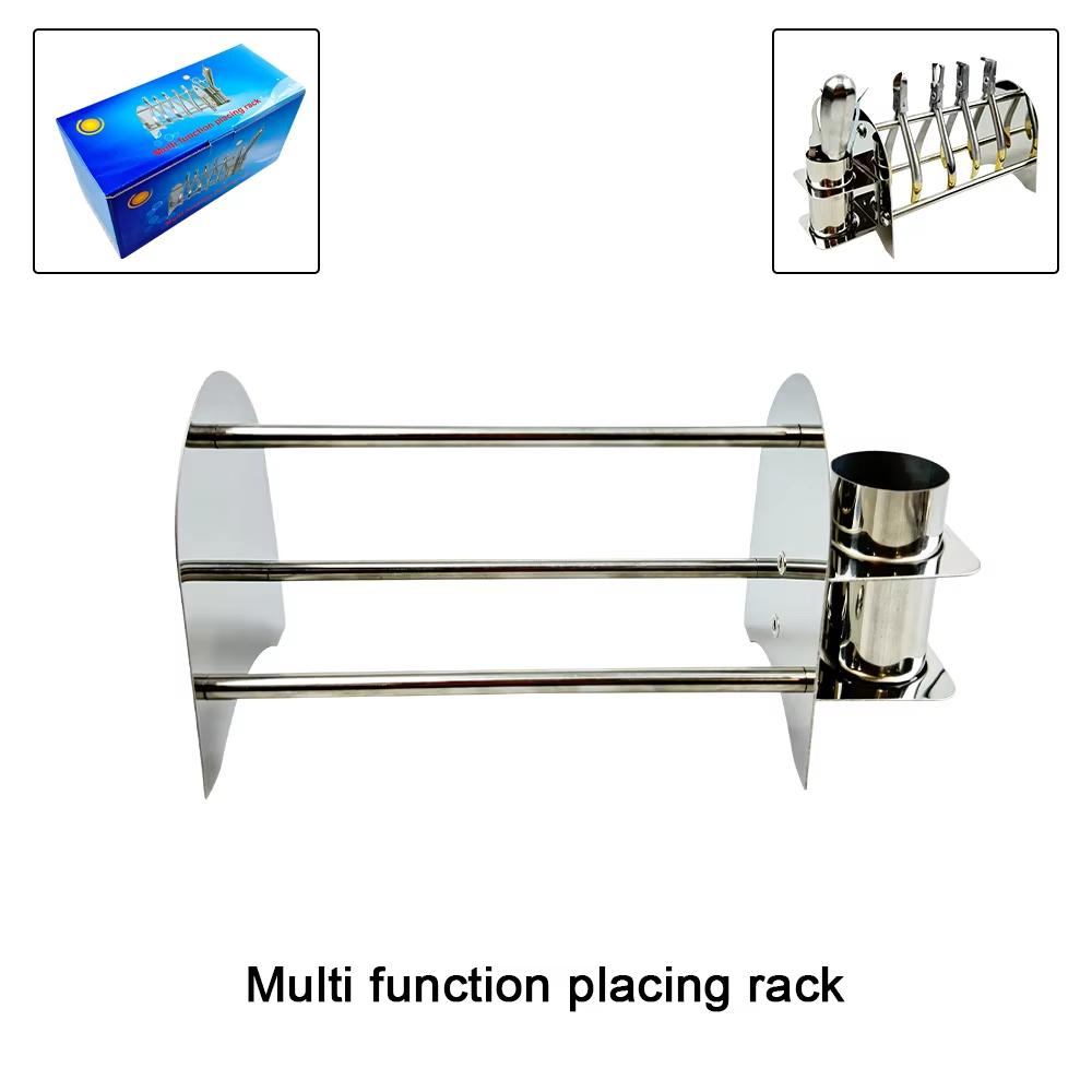Dental Orthodontic Tweezers Organizer Holder Pliers Place Rack Stainless Steel Dentistry Tooth Extraction Forceps Stand Rack
