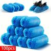 100 Pieces/set Disposable Portable Shoe Covers with Rain and Dirt Resistance Large Capacity