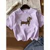 11 Kleuren Dierenhond Print Kinder T-shirts Zomer Mode Straat Korte Mouw Buiten Casual Tops Jongen en Meisjes T-shirts Top