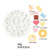 1 Pcs Candy Mold Silicone Chocolate Mold Small Square Candy Molds Silicone Candy Moulds Polymer Clay Molds Biscuit Mould