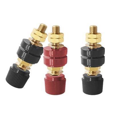M6 Power Supply Red Black Posts Terminal Blocks M6 M8 Brass Binding Post Terminal Post Connector