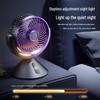 Portable USB Desktop & Wall-Mount Fan with Light and Aroma Diffuser