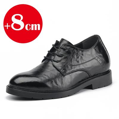 Men Leather Shoes Height Elevator Shoes For Men Luxury Dress Shoes Formal Office Business Comfortable Increase 8cm Wedding