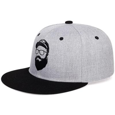 Lopis Snapback Fits Deep Baseball Stylish Logo Sun Adjustable Size One Gray Men's Cap, 56-60cm, Cap, Protection, (JP, Alphabet, Size, A)