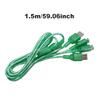 Four-Player Battle Cable Splitter for Nintendo Gameboy GBC GBP GB Game Console 4 Player Gamer Link Cord Transparent Extention
