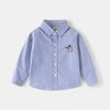 Little Boys Fashion Long Sleeve Embroidered Shirt Thin Jacket Casual Spring Top for Kids