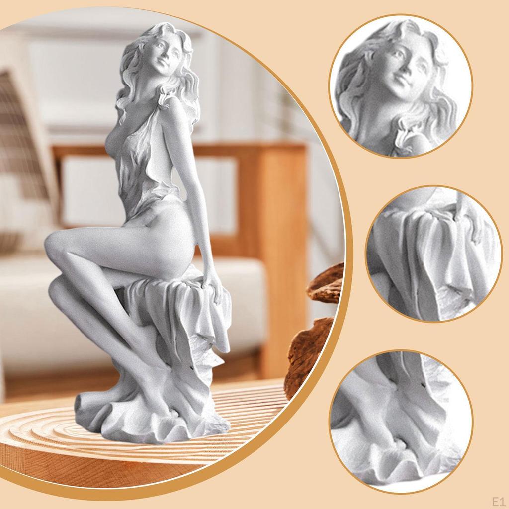 Sculpture Aphrodite Statue Collectible White Decorative Figurine Greek Art for Office Bookshelf