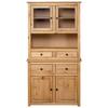 High Sideboard In Solid Pine Wood - vidaXL - Panama Range - Door(s) and Drawer(s) - Lacquered - Country Style