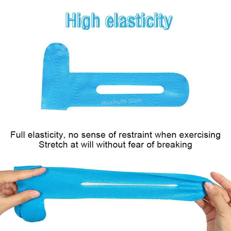 10Pcs Kinesiology Tape For Knees Waterproof Breathable Elastic Sport Tape Adjustable Knee Support